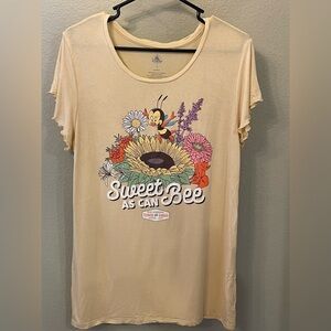 Disney Epcot Flower & Garden 2020 Shirt‎ Top Large Yellow Spike the Bee WDW